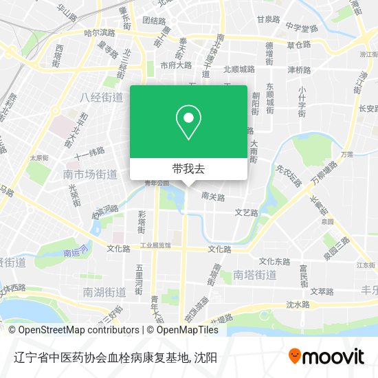 辽宁省中医药协会血栓病康复基地地图