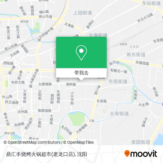 鼎汇丰烧烤火锅超市(老龙口店)地图