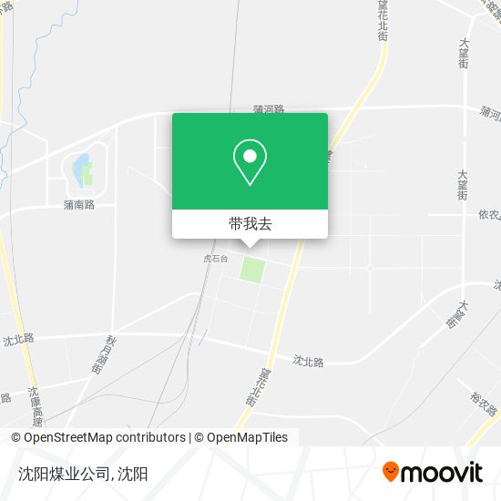 沈阳煤业公司地图