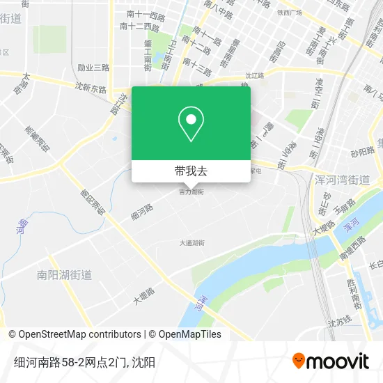 细河南路58-2网点2门地图