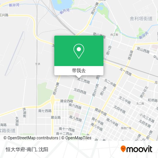 恒大华府-南门地图