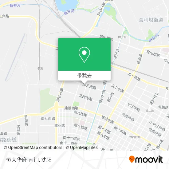 恒大华府-南门地图
