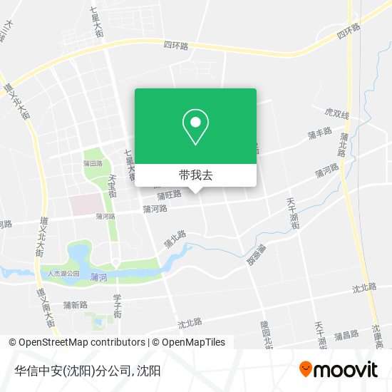 华信中安(沈阳)分公司地图
