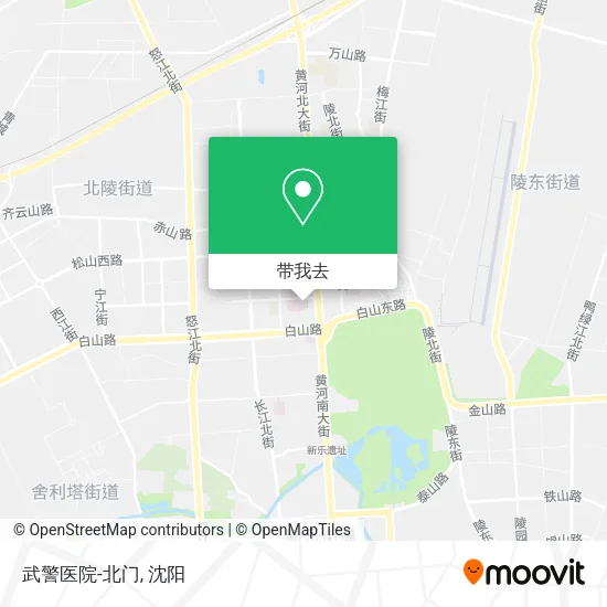武警医院-北门地图