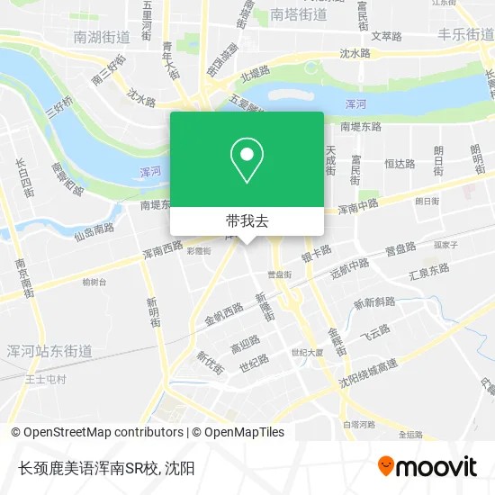 长颈鹿美语浑南SR校地图