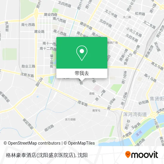 格林豪泰酒店(沈阳盛京医院店)地图