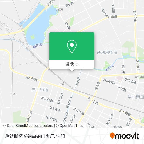 腾达断桥塑钢白钢门窗厂地图