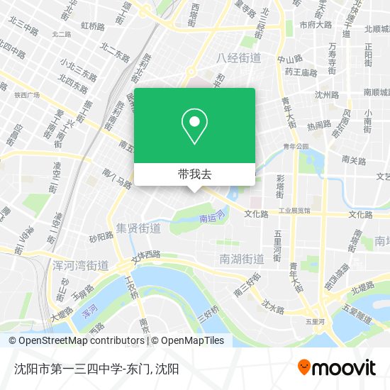 沈阳市第一三四中学-东门地图