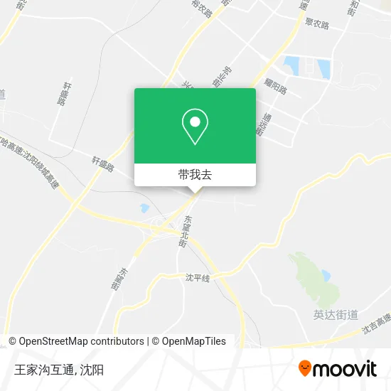 王家沟互通地图