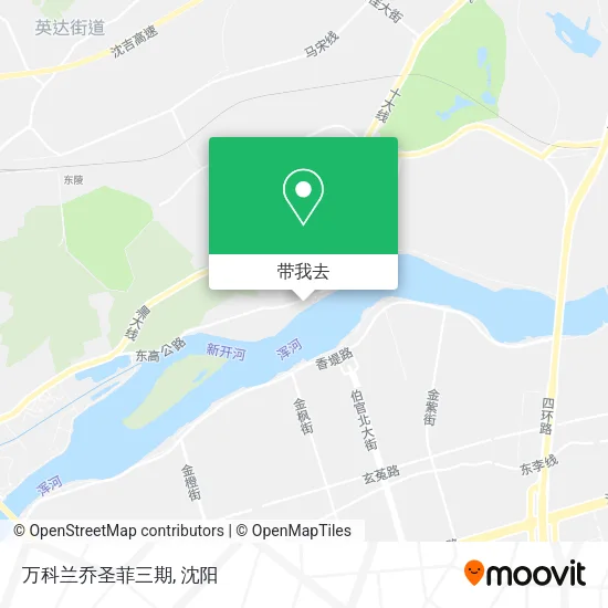 万科兰乔圣菲三期地图