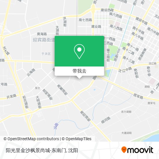 阳光里金沙枫景尚城-东南门地图
