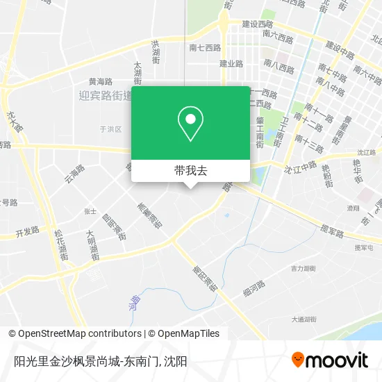 阳光里金沙枫景尚城-东南门地图