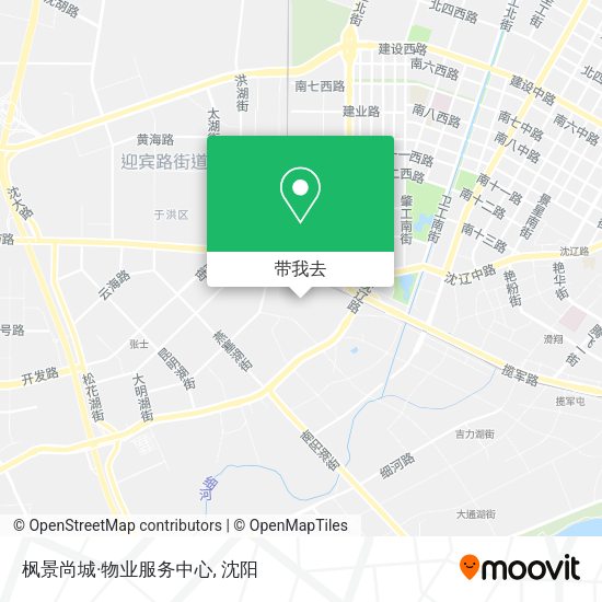枫景尚城·物业服务中心地图