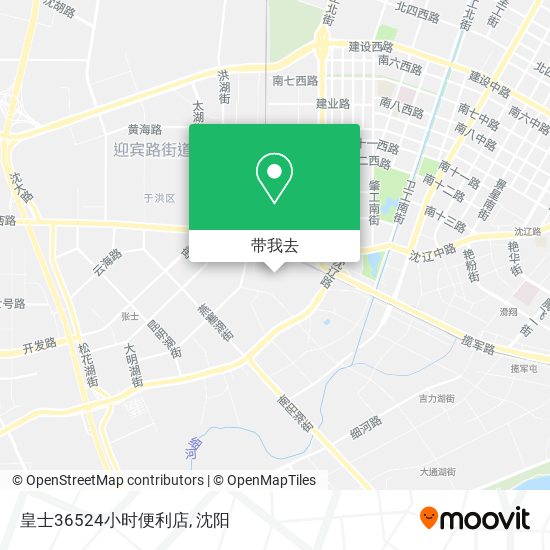 皇士36524小时便利店地图