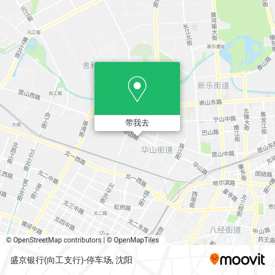 盛京银行(向工支行)-停车场地图