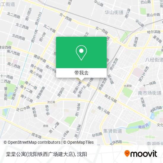 棠棠公寓(沈阳铁西广场建大店)地图
