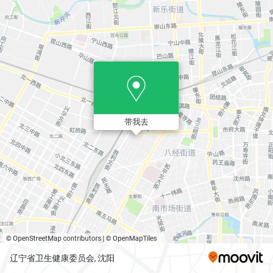 辽宁省卫生健康委员会地图