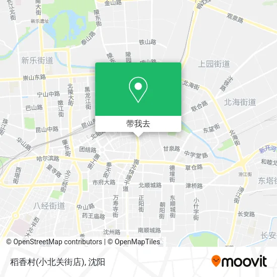 稻香村(小北关街店)地图