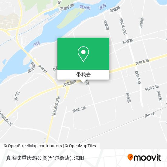 真滋味重庆鸡公煲(华尔街店)地图