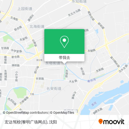 宏达驾校(黎明广场网点)地图