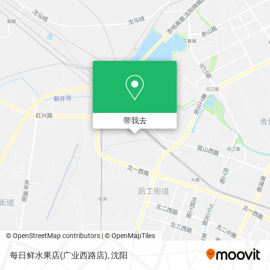 每日鲜水果店(广业西路店)地图