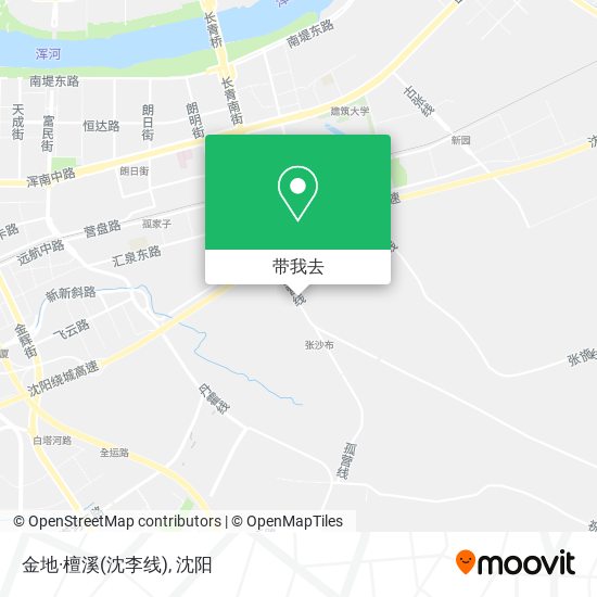 金地·檀溪(沈李线)地图