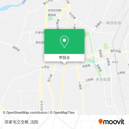 苏家屯立交桥地图