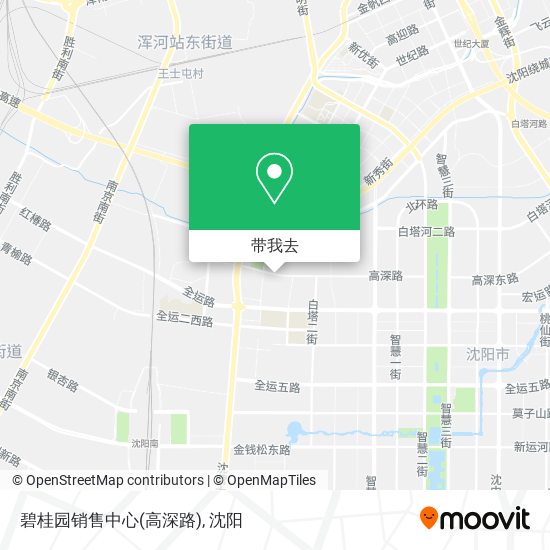 碧桂园销售中心(高深路)地图