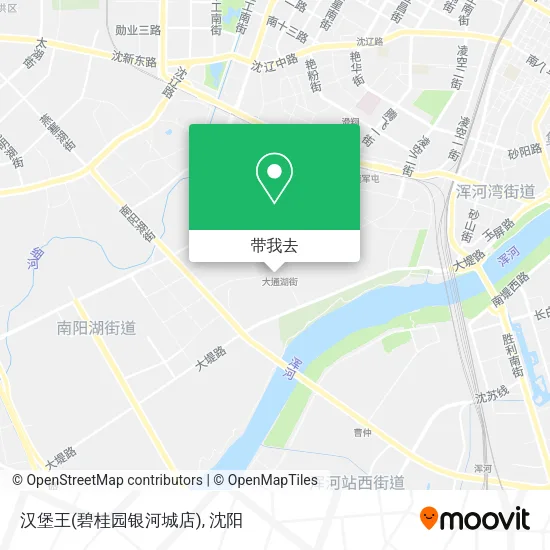 汉堡王(碧桂园银河城店)地图