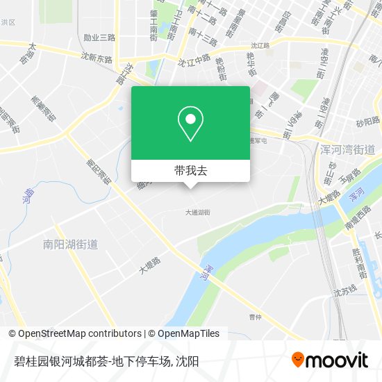 碧桂园银河城都荟-地下停车场地图