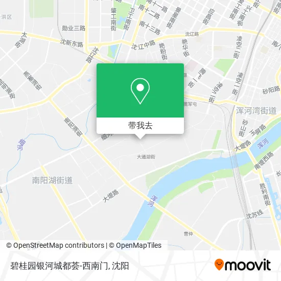 碧桂园银河城都荟-西南门地图