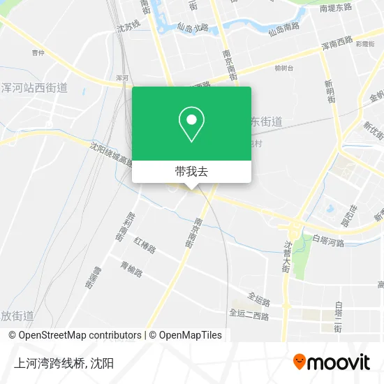 上河湾跨线桥地图