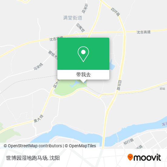 世博园湿地跑马场地图