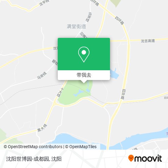 沈阳世博园-成都园地图
