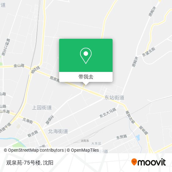 观泉苑-75号楼地图