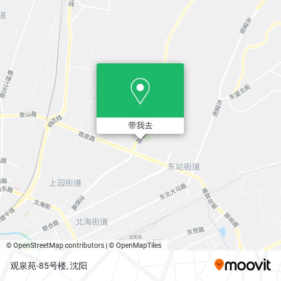 观泉苑-85号楼地图