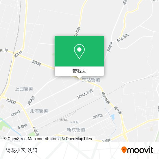 钢花小区地图
