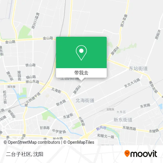 二台子社区地图