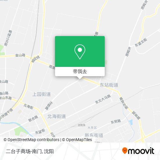 二台子商场-南门地图