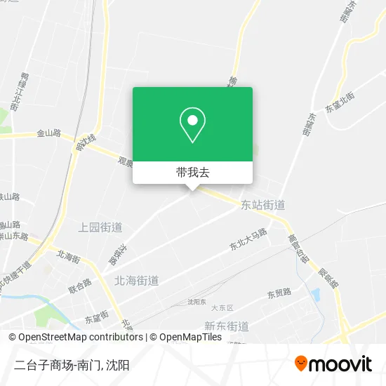 二台子商场-南门地图