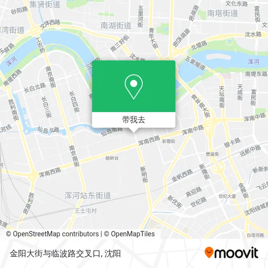 金阳大街与临波路交叉口地图