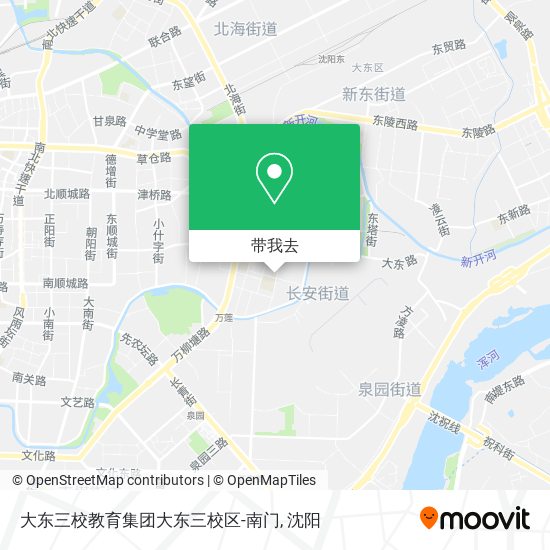 大东三校教育集团大东三校区-南门地图