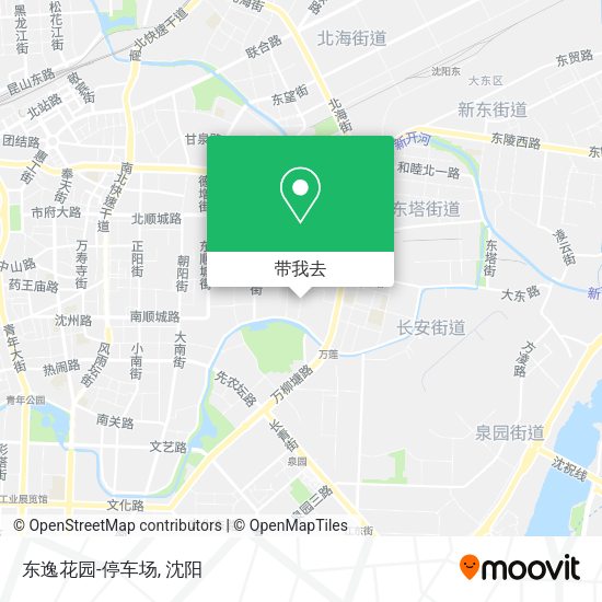 东逸花园-停车场地图