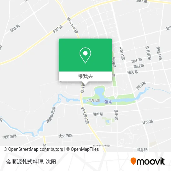 金顺源韩式料理地图