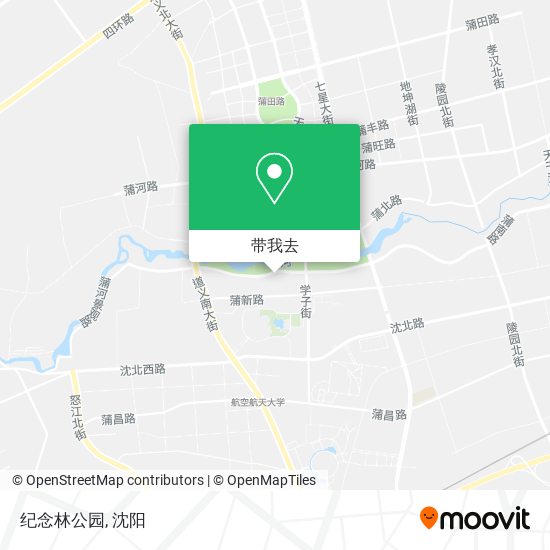 纪念林公园地图