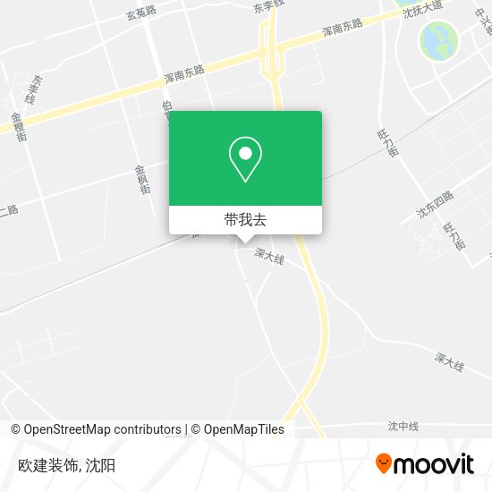 欧建装饰地图