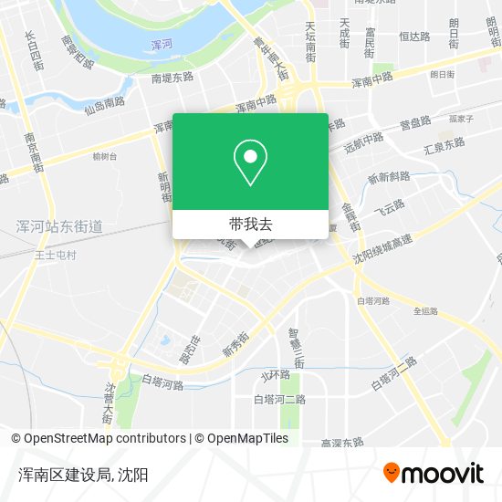浑南区建设局地图