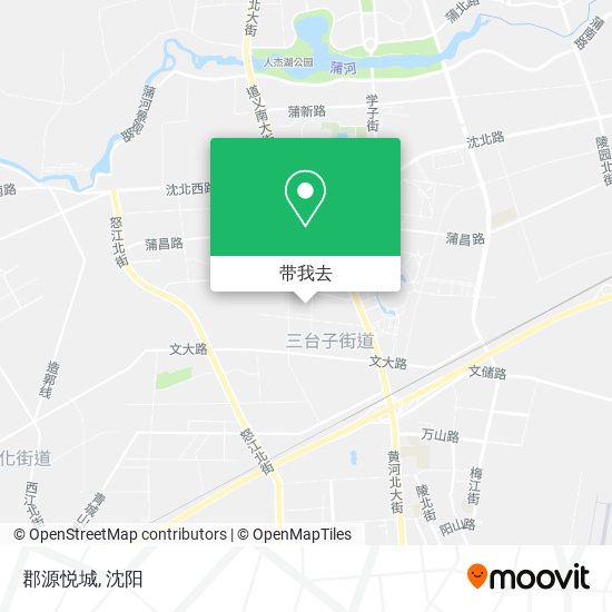 郡源悦城地图