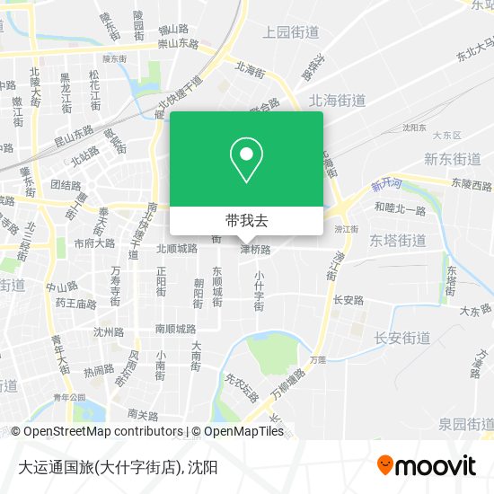 大运通国旅(大什字街店)地图