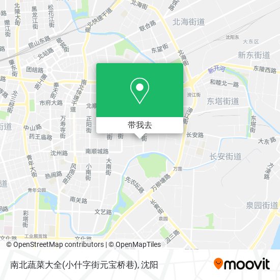 南北蔬菜大全(小什字街元宝桥巷)地图